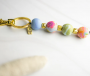 BEACH DAY 4 BALL KEYCHAIN