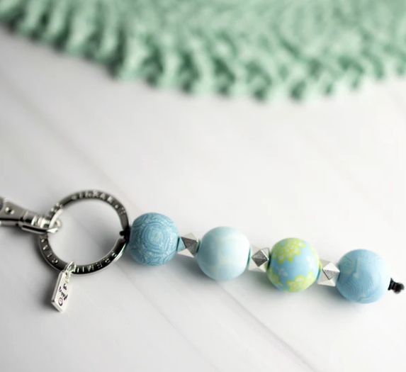 BERMUDA BLUE 4 BALL KEYCHAIN