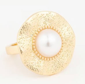 PEARL STUD SCARF CHARM