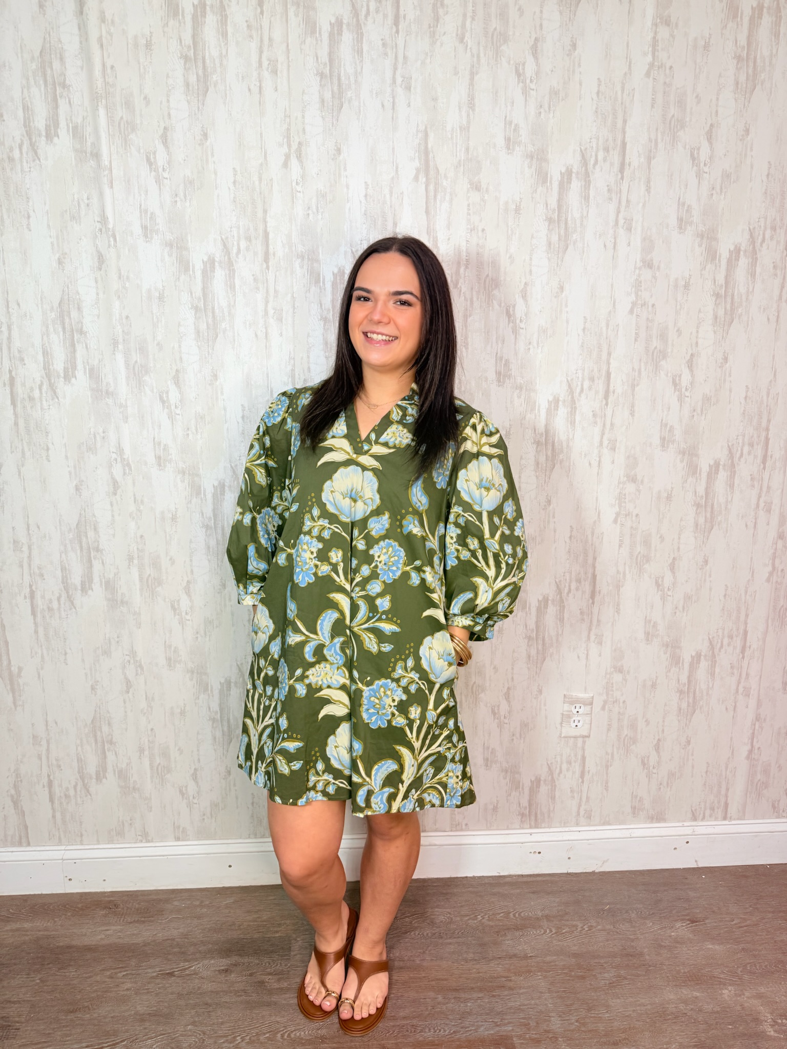 FLORAL MINI DRESS