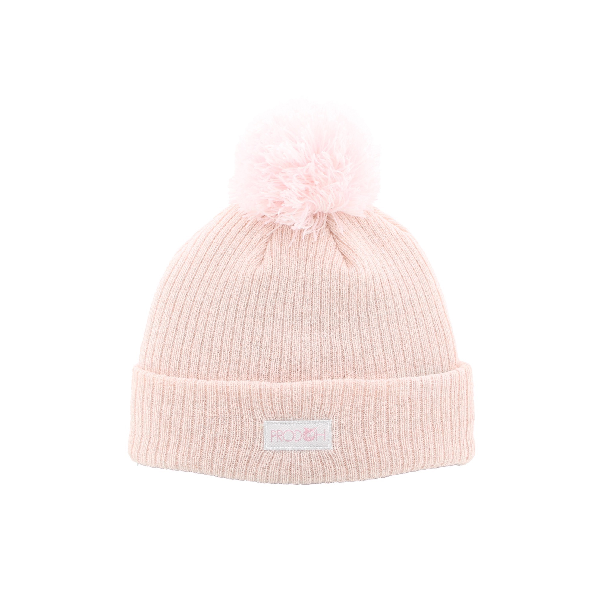 PINK KNIT POM POM BEANIE