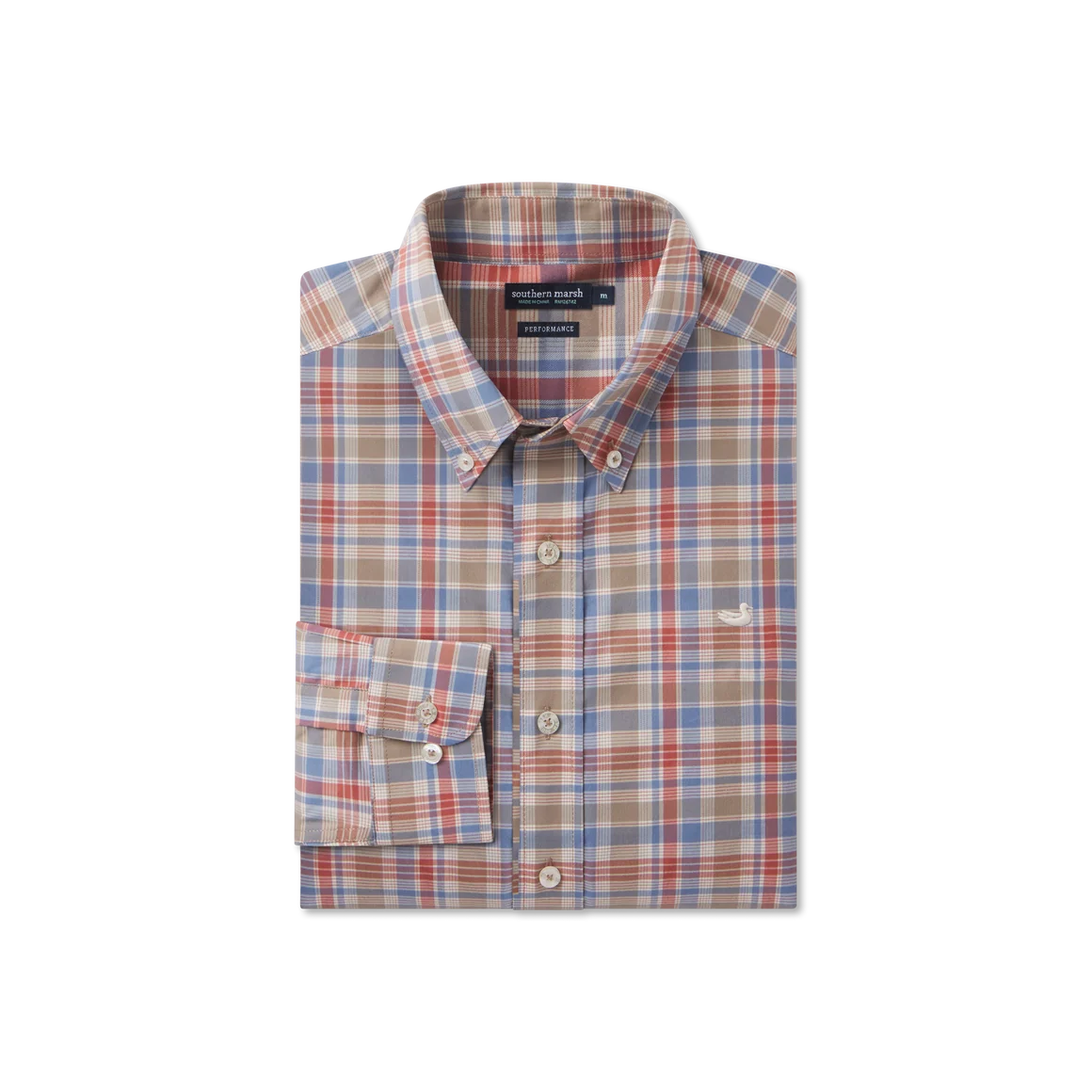 SLATE ORNG FRANKLIN SHIRT