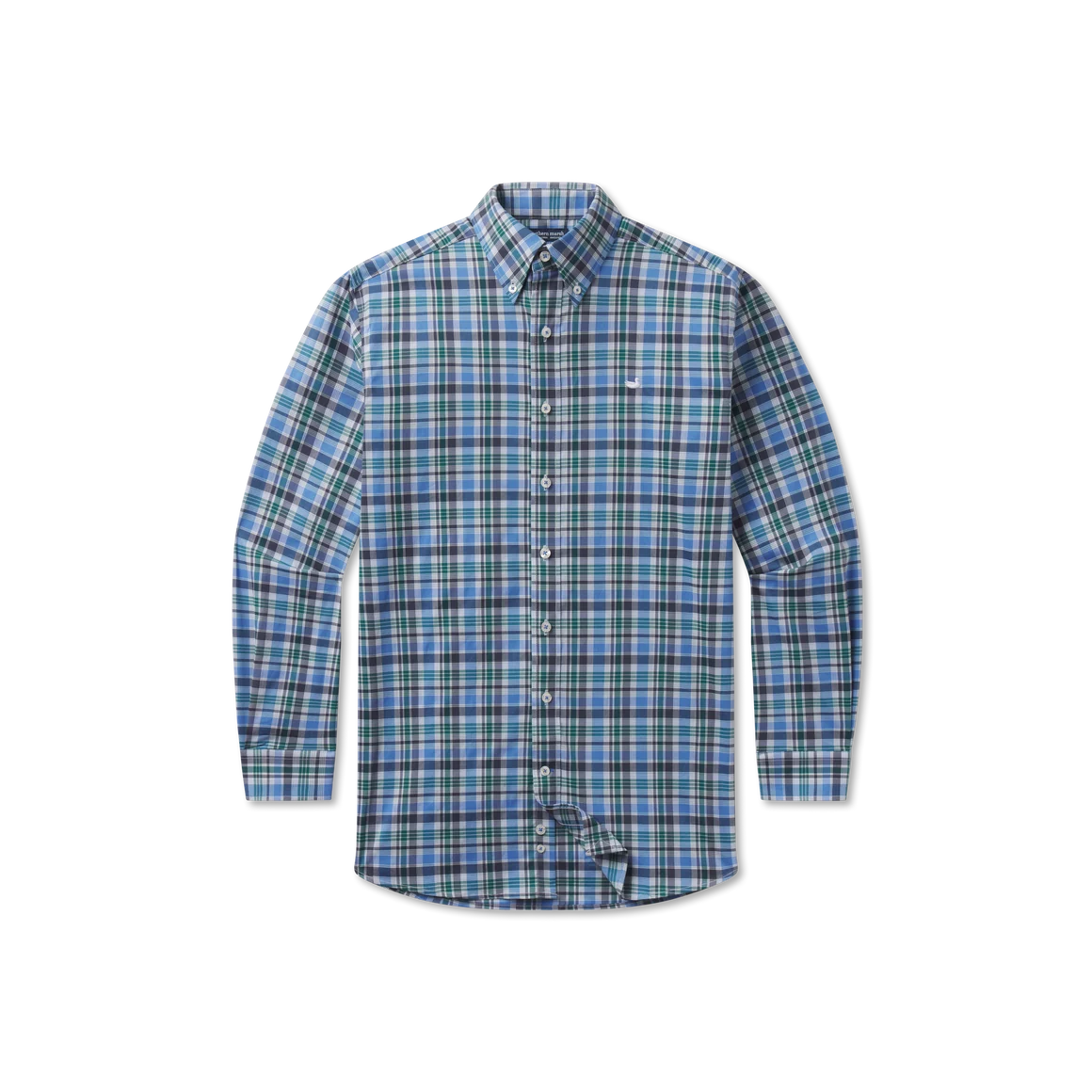 Y NAVY GREEN FRANKLIN SHIRT