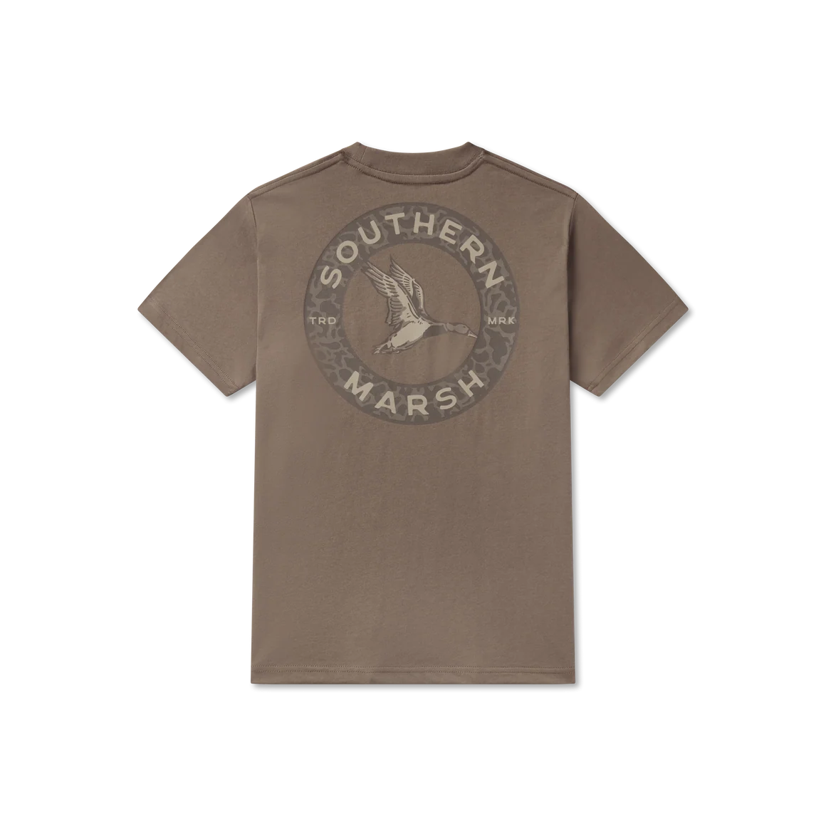 YTH BROWN INFLIGHT CAMO TEE