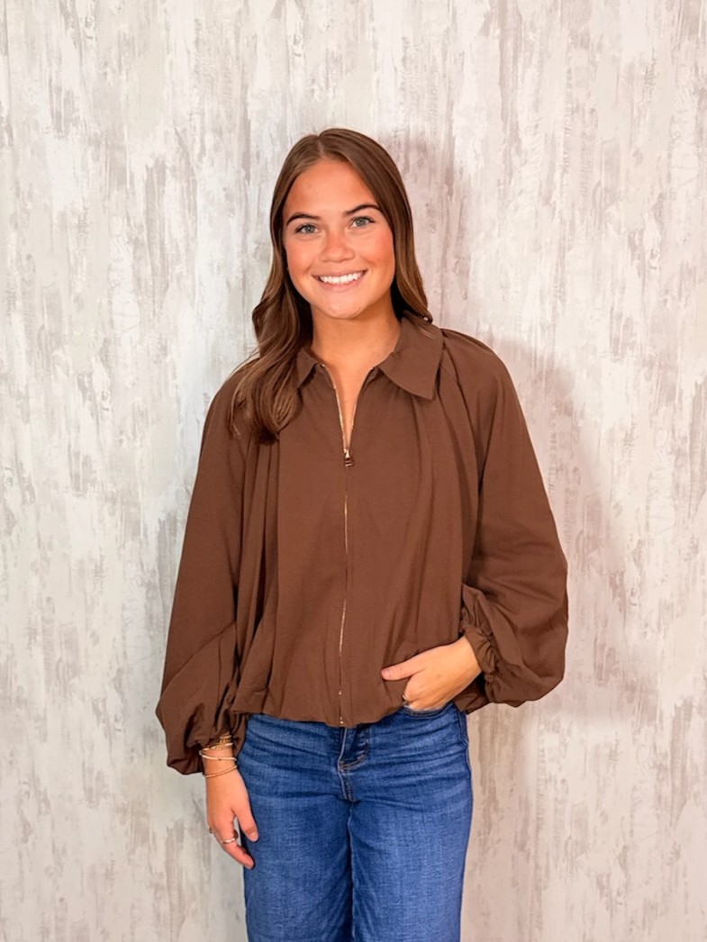 ELASTIC HEM JACKET
