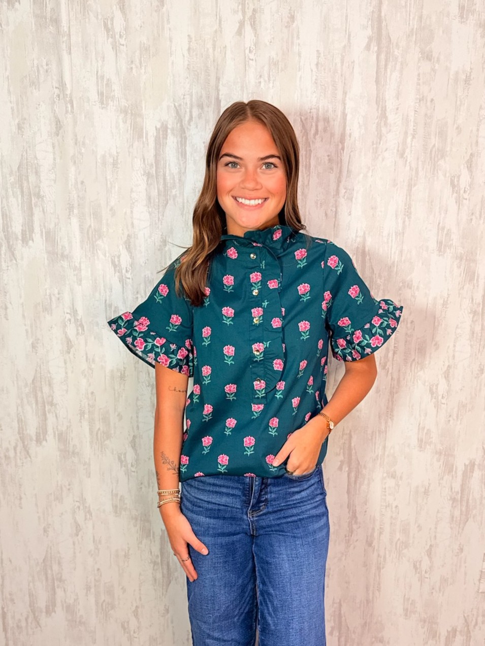 KATE SOLSTICE STEP BERRY TOP