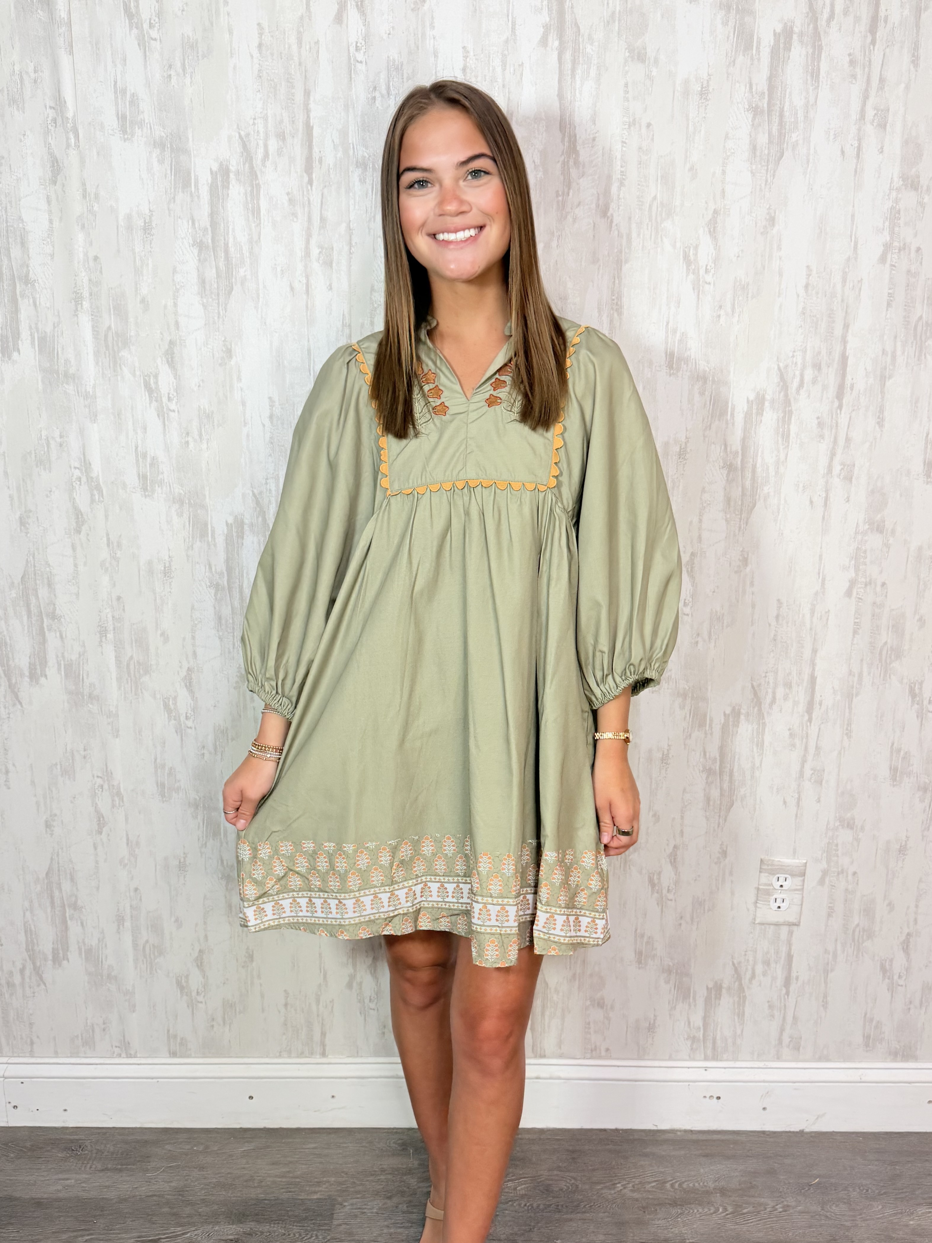GREEN MAEVE DRESS