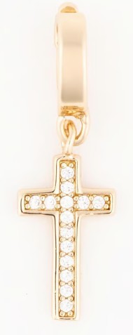 SOPHIE PAVE CROSS CHARM