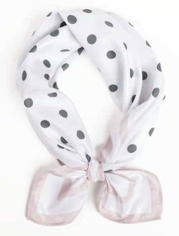 POLKA DOTS DREW SCARF