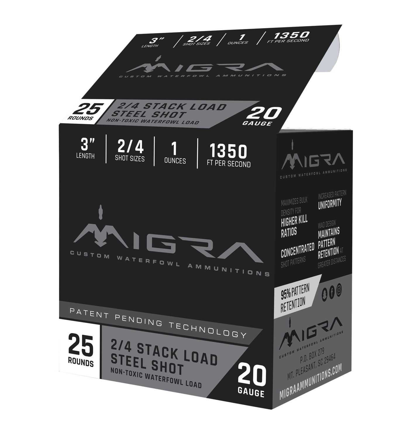 MIGRA STEEL SHOT 20GA 3" 4-6SHOT