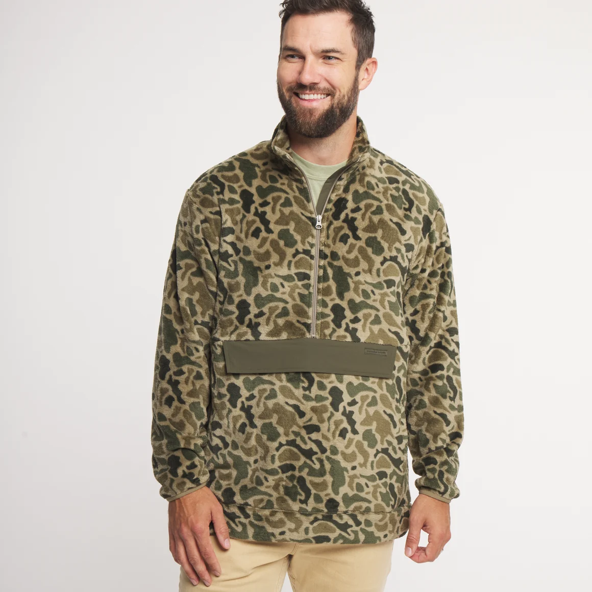 OLIVE RETRO WADSWORTH FLEECE
