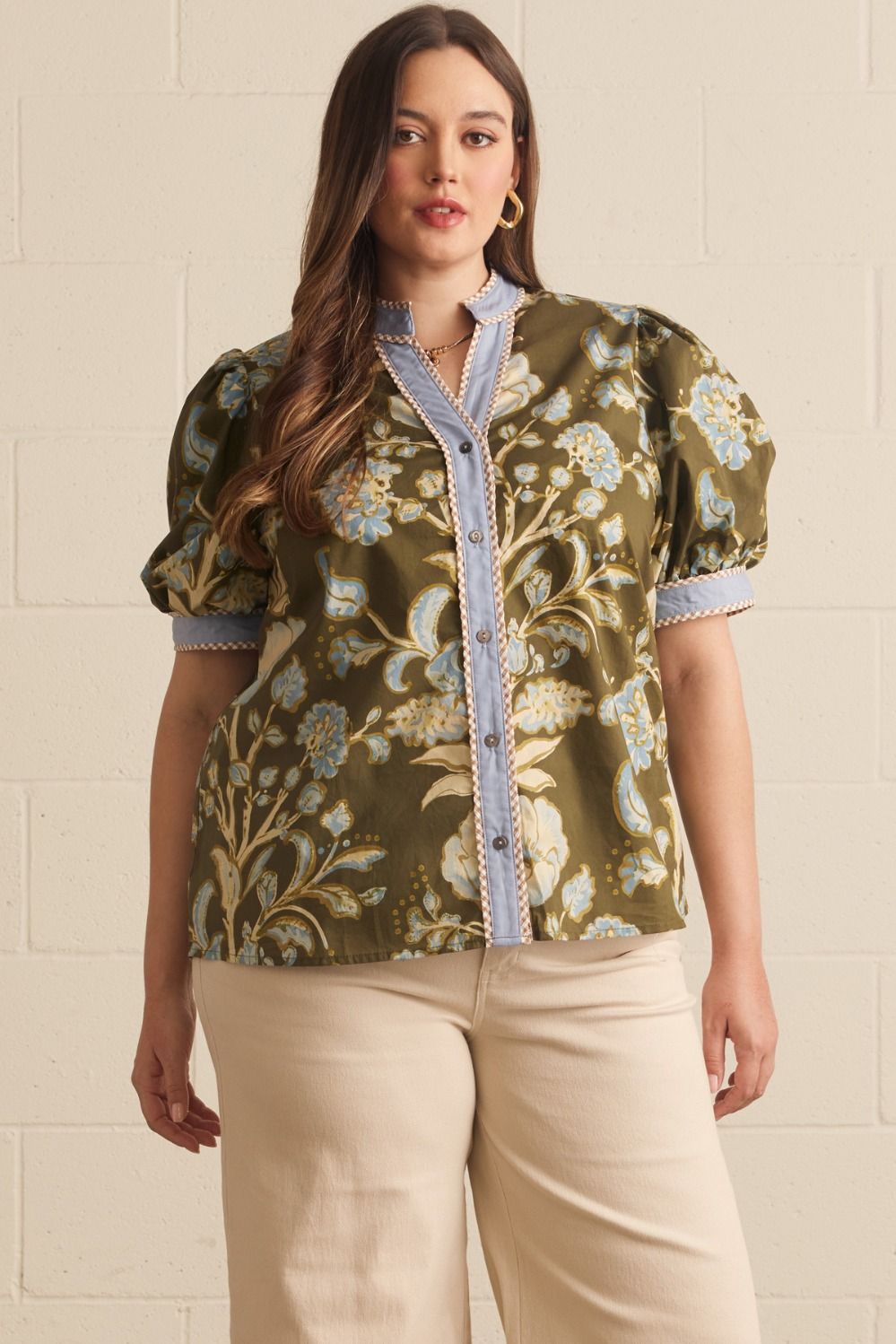 CONTRAST BIND TOP