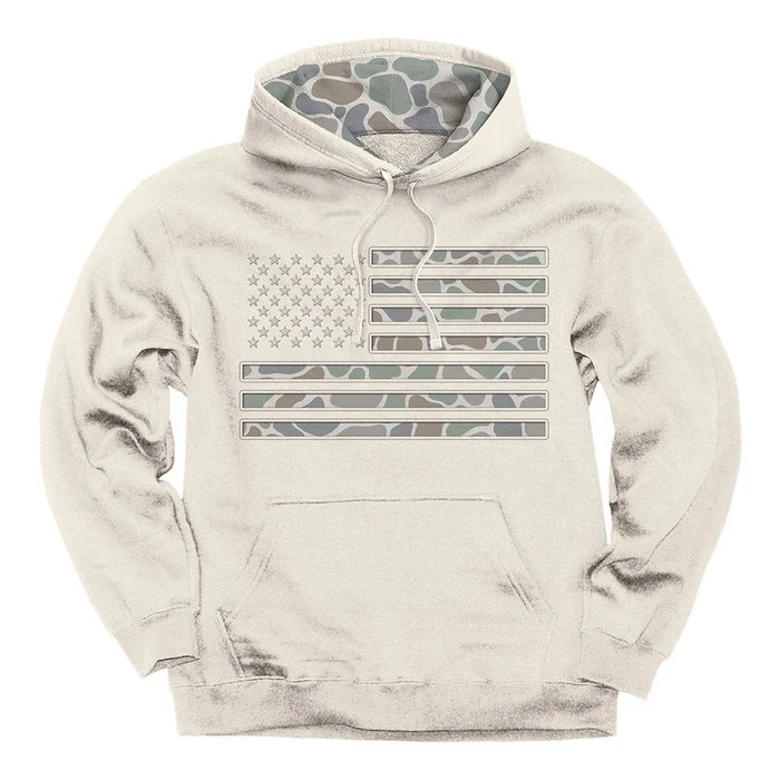 BW CAMO USA FLAG HOODIE