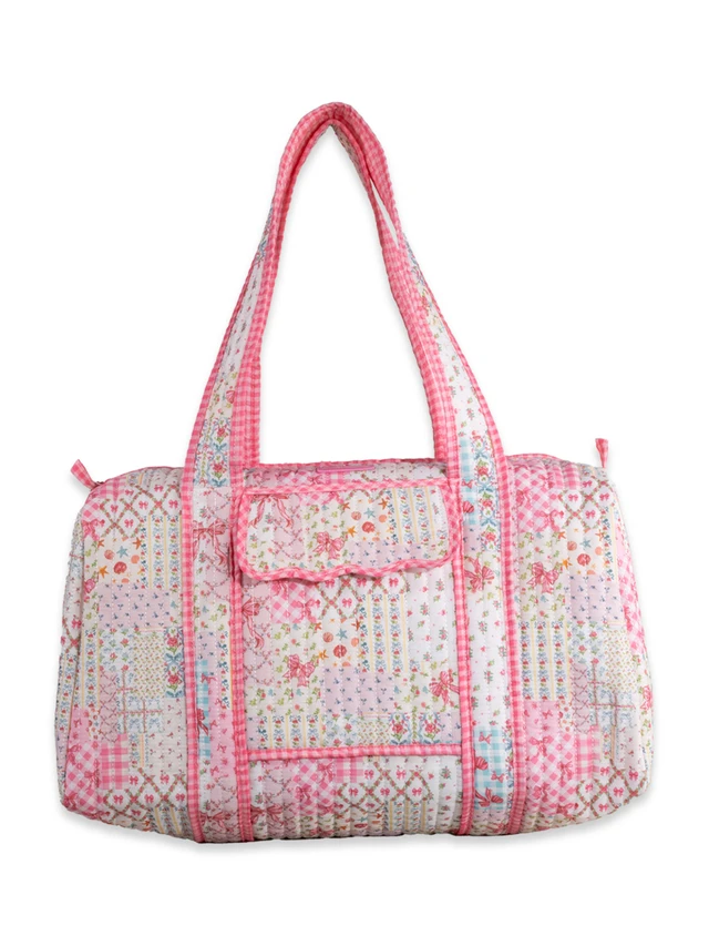 QUILTED DUFFLE BAG