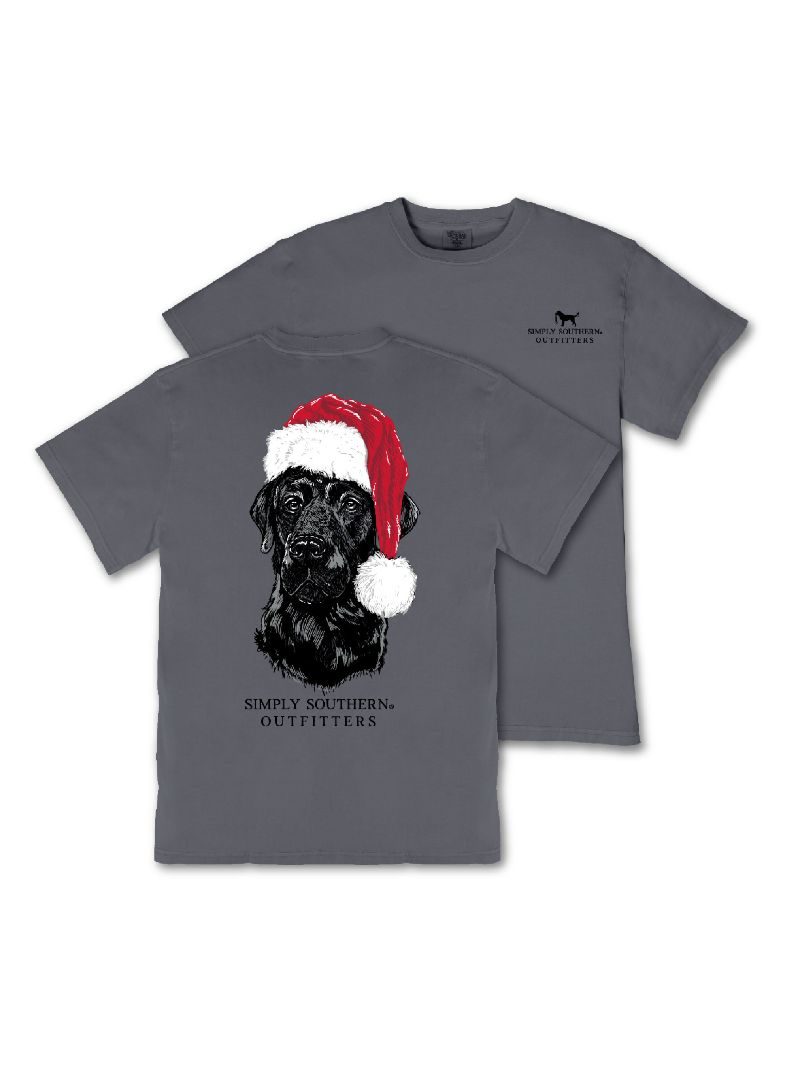MINWASH SANTA LAB GRAPHITE TEE