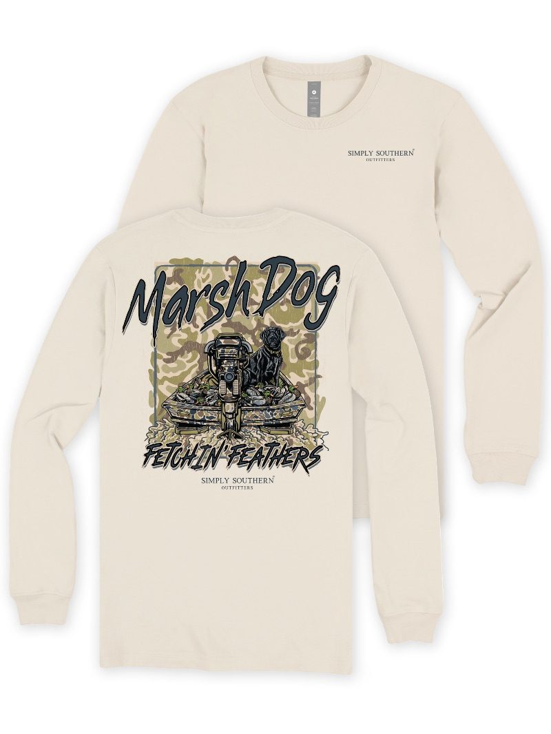 LS DOG DUCK BOAT LINEN TEE