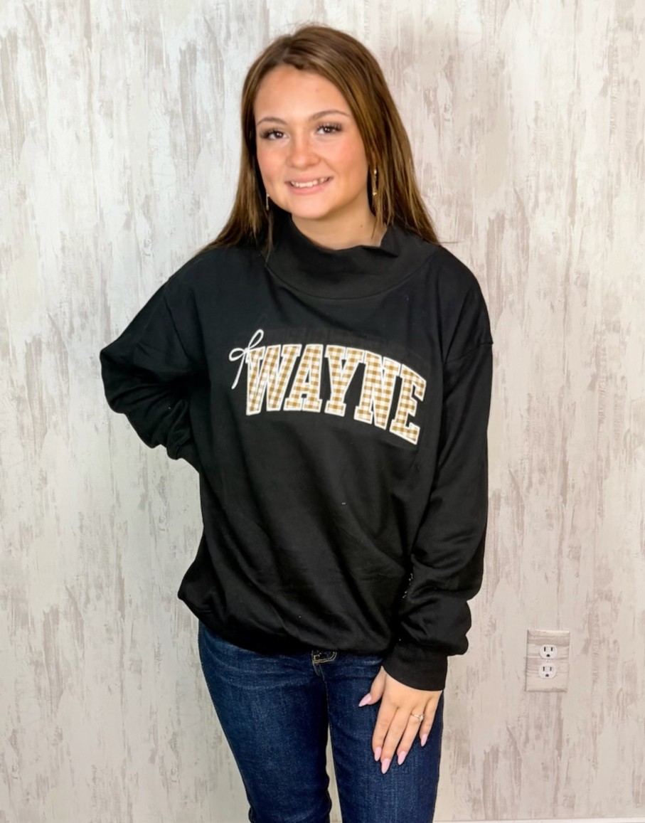 BLACK WAYNE CO MOCKNECK