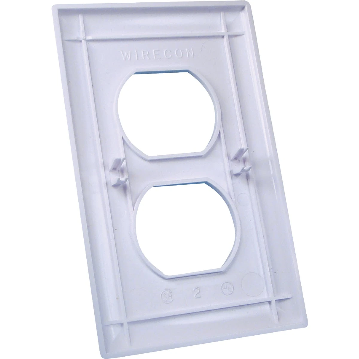 1 GANG WALLPLATE WHITE