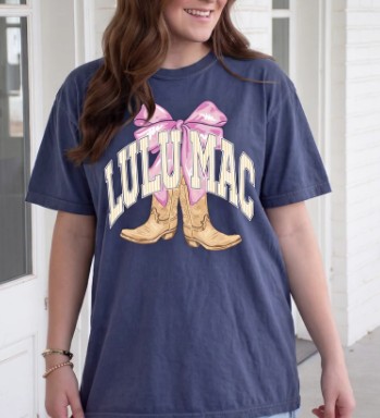 LULU STRIPES BOOTS TEE