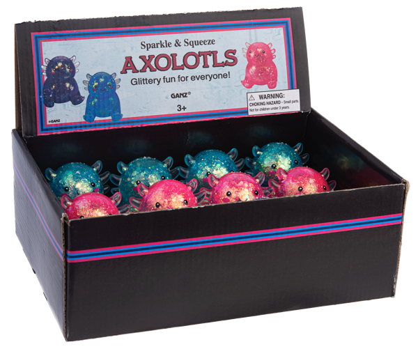 SPARKLE & SQUEEZE AXOLOTLS