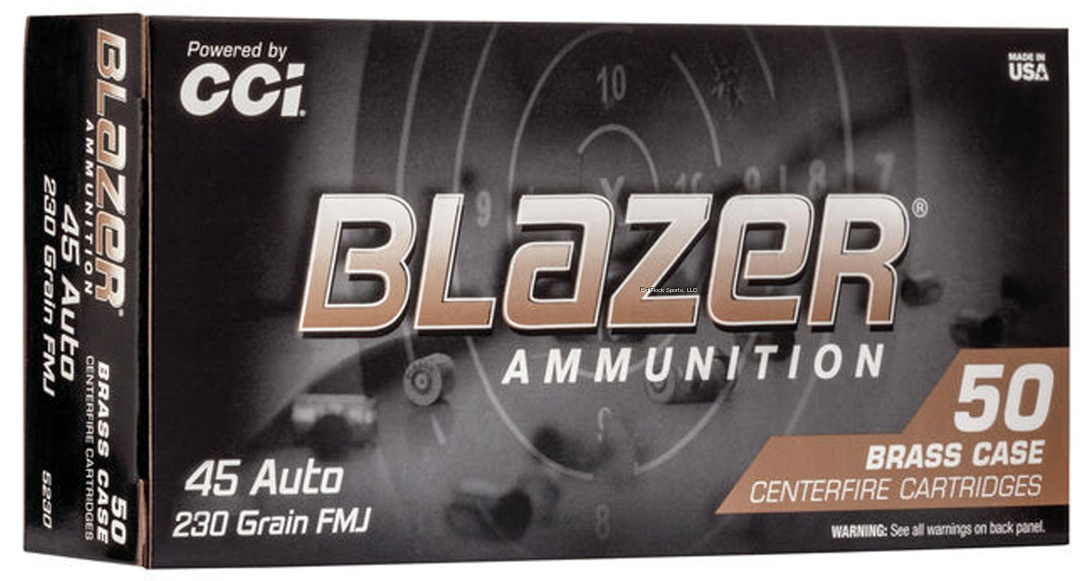 CCI 45 ACP 230GR 50 RND