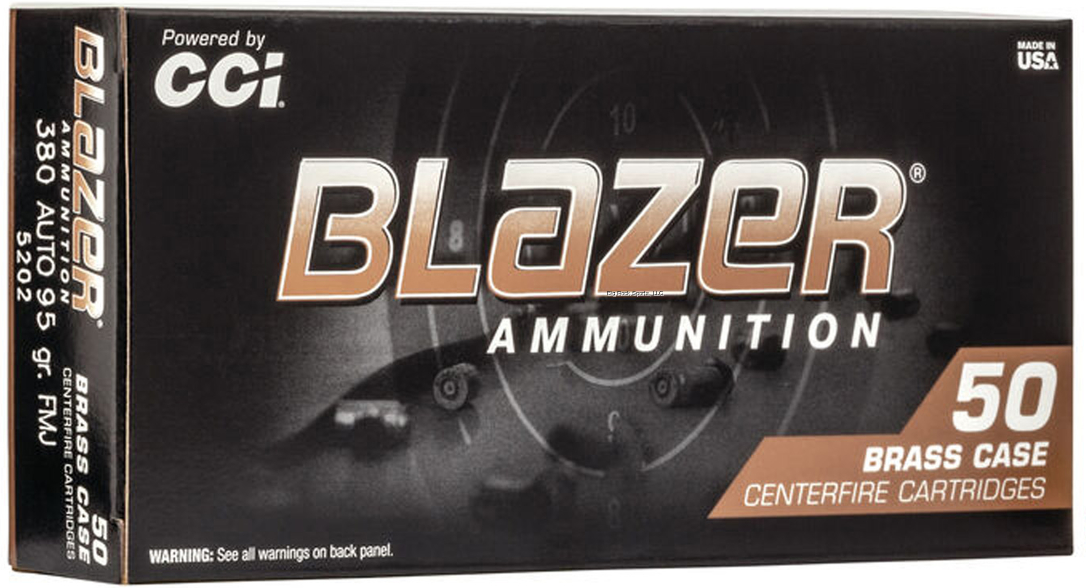 CCI BLAZER 380 AUTO 95G 50RNDS
