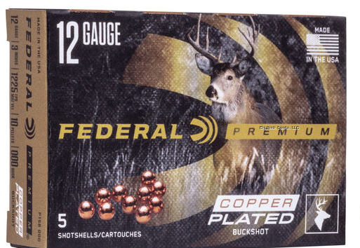 FEDERAL 12GA 000B 3IN 5RNDS