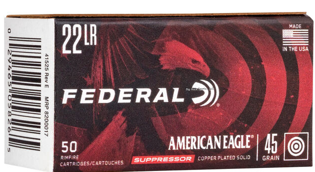 FEDERAL SUPPRESSOR 22LR 50RND
