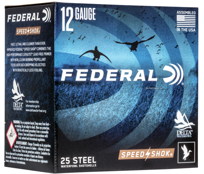 FEDERAL SPEED SHOK 12GA 3" 25RDS