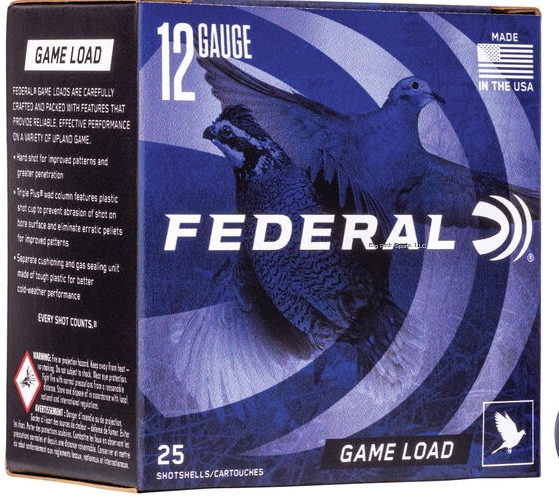 FEDERAL 12GA 2-3/4IN NO.6 25RD