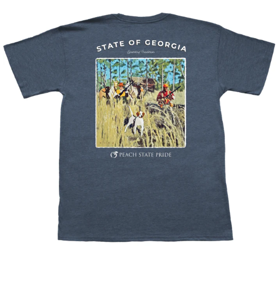 NAVY CLASSIC QUAIL TEE