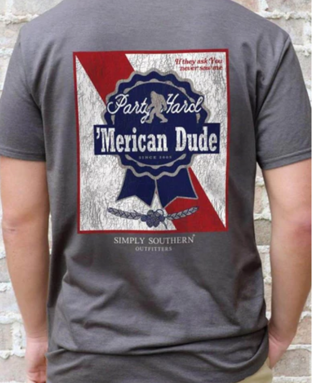 RIBBON IRON HTHR TEE