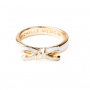 LUXE WHITE BOW RING