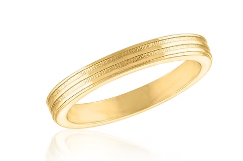 RIBBED BAND LAYER RING