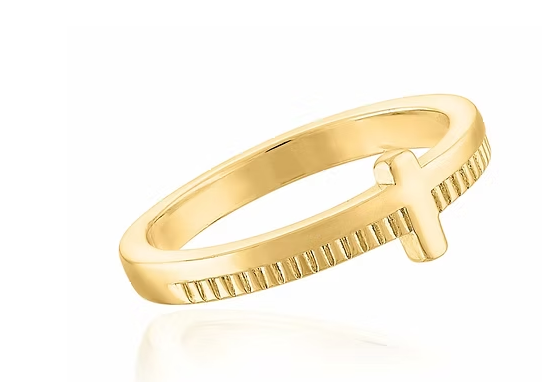 LAYERED BAR GOLD LAYER RING