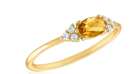 TOPAZ HORIZON LAYERS RING