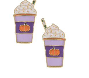 PSL ENAMEL STUD EARRINGS