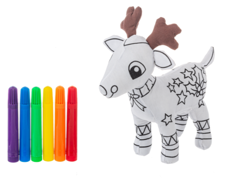 REINDEER COLORING KIT