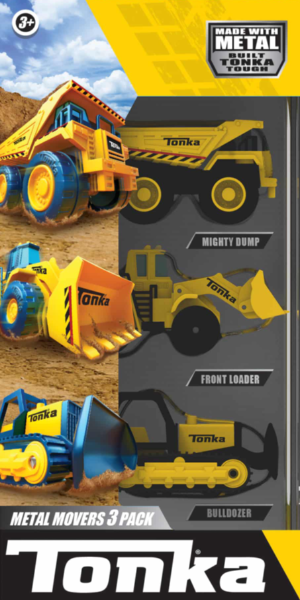 TONKA METAL MOVERS 3 PACK
