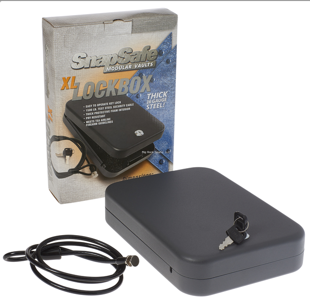 SNAPSAFE LOCK BOX W/ KEY