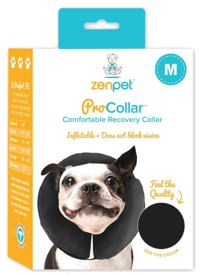 ZENPET INFLATABLE COLLAR MEDIUM