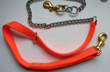 ORANGE BRAVO CHAIN LEAD 56"