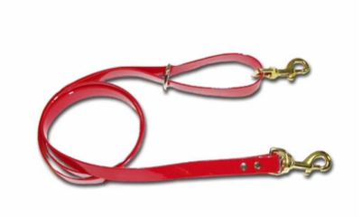 RED SUNGLO DOG LEAD 56"