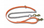 ORANGE SUNGLO & CHAIN DOG LEAD