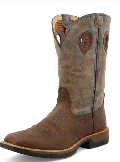 M 12" BROWN & GRAY TECH X BOOT