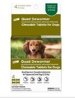 QUAD DEWORMER TABLETS 2-25LB 4CT