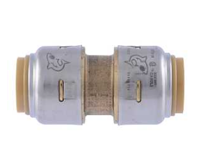 SHARKBITE BRASS COUPLING 1/2IN