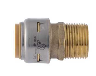 BRASS PIPE COUPLING 3/4X3/4IN