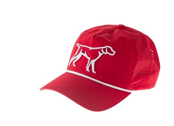 MEN RED/WHT HYDRO 3D PUFF HAT