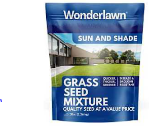 SUN & SHADE GRASS SEED MIX 3LB